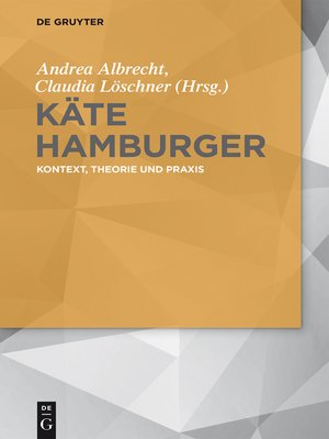 cover image of Käte Hamburger